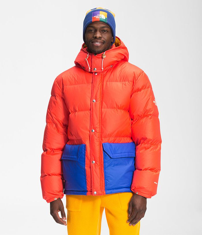 The North Face Winterjas Heren Colorblock Sierra Parka SGQC25839 - Oranje